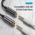 Baseus Headphone Adapter Type-C to 3.5MM Female Adaptor L54 - Grey